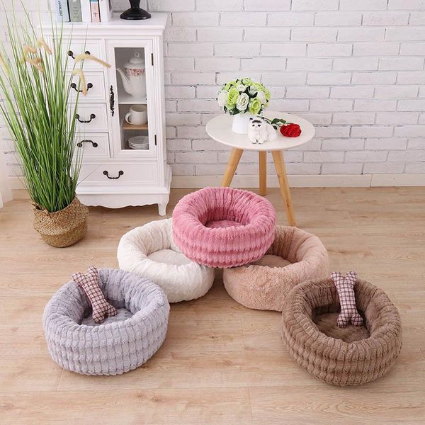 warm pet dog cat round plush bed semi-enclosed cats nest for deep sleep comfort in winter soft beds mat basket kennel & furniture
warm pet dog cat round plush bed semi-enclosed cats nest for deep sleep comfort in winter soft beds mat basket kennel & furniture
