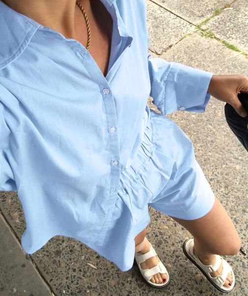 women's tracksuits two piece set 2021 ins femal summer long sleeve blouse tracksuit shorts loose and high waisted mini casual, Gray
women's tracksuits two piece set 2021 ins femal summer long sleeve blouse tracksuit shorts loose and high waisted mini casual, Gray