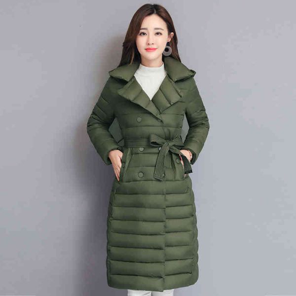 women's wool & blends winter long parkas for women office ladies style solid female coat hooded slim woman puffer jakcet with sashes ou, Black
women's wool & blends winter long parkas for women office ladies style solid female coat hooded slim woman puffer jakcet with sashes ou, Black