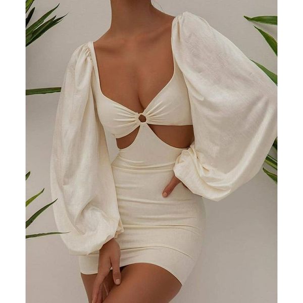 casual dresses katara summer hollow out women fashion solid lantern sleeve dress elegant slim mini female ladies, Black;gray
casual dresses katara summer hollow out women fashion solid lantern sleeve dress elegant slim mini female ladies, Black;gray
