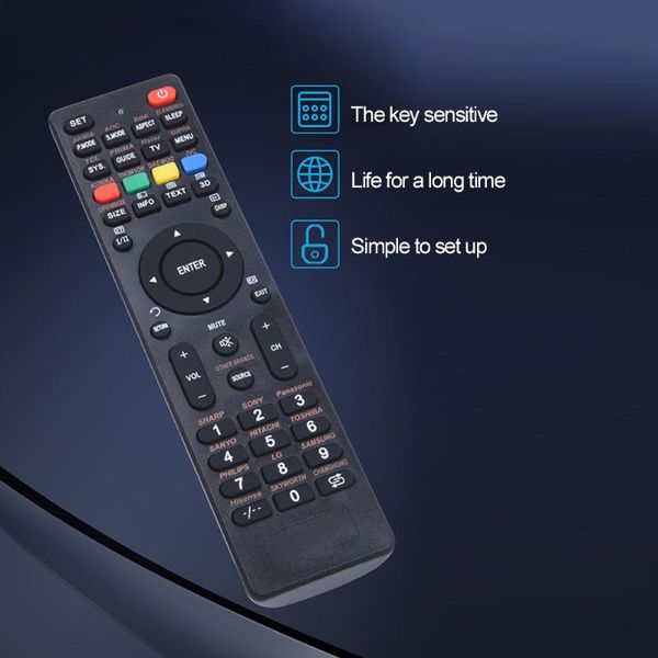 smart home control universal remote rm-l1130+8 for all brand tv comfortable to use led or lcd
smart home control universal remote rm-l1130+8 for all brand tv comfortable to use led or lcd