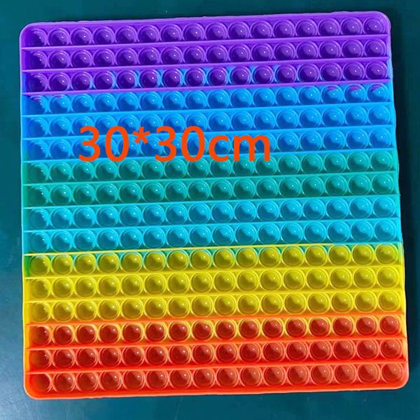 30cm big size fidget toys rainbow anti stress bubbles push it sensory reliever board games reusable squeeze birthday party gift
30cm big size fidget toys rainbow anti stress bubbles push it sensory reliever board games reusable squeeze birthday party gift
