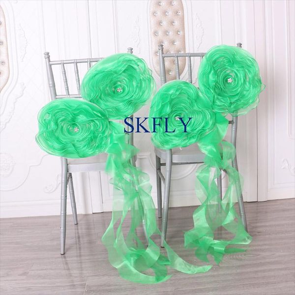 gorgeous wedding decoration nice dark green bright organza flower curly willow frilly chair sash with crystal sashes
gorgeous wedding decoration nice dark green bright organza flower curly willow frilly chair sash with crystal sashes