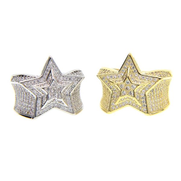 wedding rings hip hop gold color big star ring all iced out cz stone charm for women men bling party jewelry drop, Slivery;golden
wedding rings hip hop gold color big star ring all iced out cz stone charm for women men bling party jewelry drop, Slivery;golden