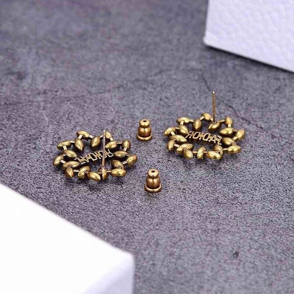earrings new style wheat ear earrings female hairpin, Silver