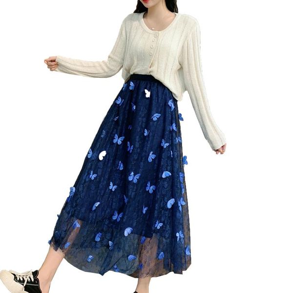 skirts women's long tulle skirt, casual high elastic waist 3d butterfly mesh midi swing skirt, Black
skirts women's long tulle skirt, casual high elastic waist 3d butterfly mesh midi swing skirt, Black