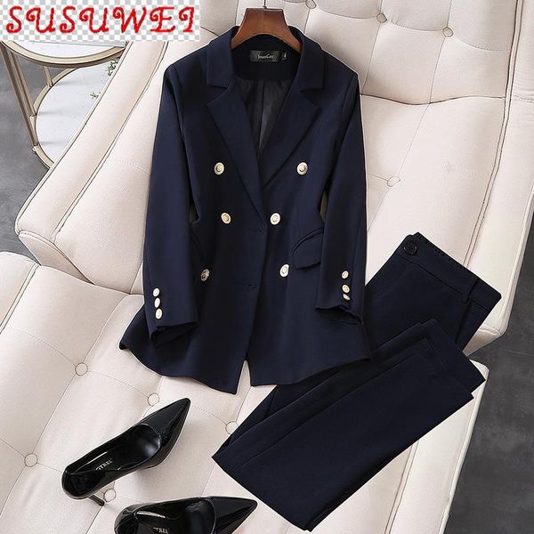 l-5xl large size suit navy blue jacket interview professional women 2021 long-sleeved pants women's two piece, White
l-5xl large size suit navy blue jacket interview professional women 2021 long-sleeved pants women's two piece, White