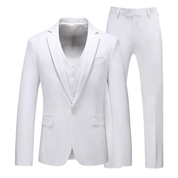 men's suits & blazers dalinzi's store mens 3 piece suit slim fit tuxedos for wedding prom groomsmen white navy grey business pant, White;black
men's suits & blazers dalinzi's store mens 3 piece suit slim fit tuxedos for wedding prom groomsmen white navy grey business pant, White;black