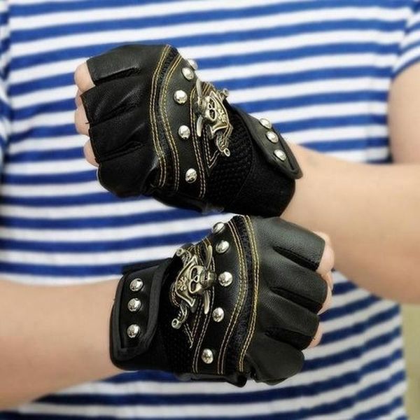five fingers gloves pu leather skull punk black driving motorcycle biker fingerless tactical mens womens, Blue;gray
five fingers gloves pu leather skull punk black driving motorcycle biker fingerless tactical mens womens, Blue;gray