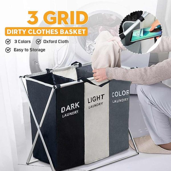 laundry bags 2/3 grid oxford cloth foldable basket organizer for dirty clothes hamper large sorter collapsible folding baske
laundry bags 2/3 grid oxford cloth foldable basket organizer for dirty clothes hamper large sorter collapsible folding baske