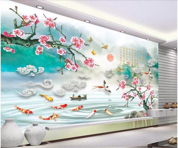 custom mural po 3d room wallpaper chinese plum blossoms landscape home decor painting wall murals for 3 d wallpapers
custom mural po 3d room wallpaper chinese plum blossoms landscape home decor painting wall murals for 3 d wallpapers