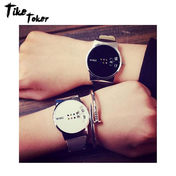 wristwatches tike toker,sport simple men watches leather women's quartz couple's montre femme anlog clock, Slivery;brown
wristwatches tike toker,sport simple men watches leather women's quartz couple's montre femme anlog clock, Slivery;brown