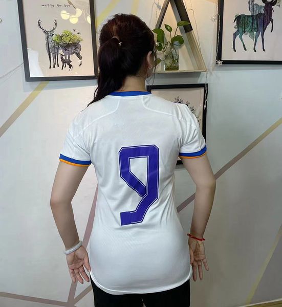 women home white soccer jersey 21/22 lady soccer shirt 2021/2022 girl football uniform female sports wear clothing customized, Black;yellow
women home white soccer jersey 21/22 lady soccer shirt 2021/2022 girl football uniform female sports wear clothing customized, Black;yellow