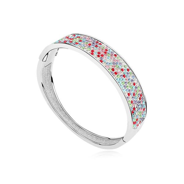 charm bracelets luxury austrian crystal bangle multicolor white gold color for girl bracelet pulseras, Golden;silver
charm bracelets luxury austrian crystal bangle multicolor white gold color for girl bracelet pulseras, Golden;silver