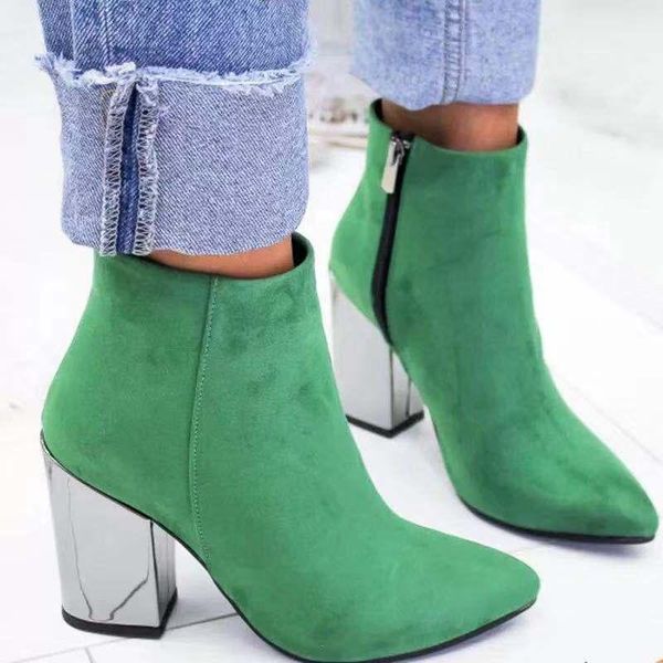 boots 2021 autumn women faux leather super high heel ankle fashion pointed toe zipper winter black blue
boots 2021 autumn women faux leather super high heel ankle fashion pointed toe zipper winter black blue