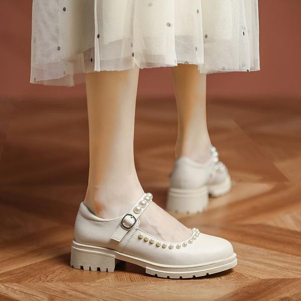 dress shoes leather mary jane women 2021 pearl autumn single with small large size women's, Black
dress shoes leather mary jane women 2021 pearl autumn single with small large size women's, Black