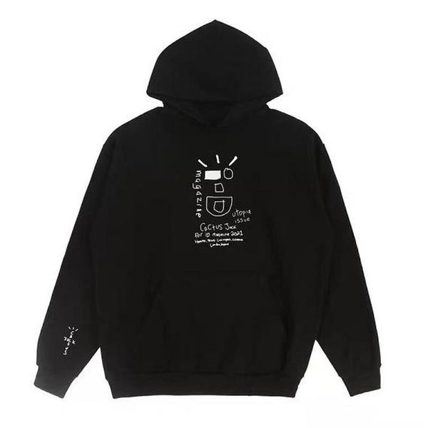 men's hoodies & sweatshirts 22ss vintage foam logo letter printing 100% cotton eu size cactus jack men women loose fit autumn winter mi, Black
men's hoodies & sweatshirts 22ss vintage foam logo letter printing 100% cotton eu size cactus jack men women loose fit autumn winter mi, Black