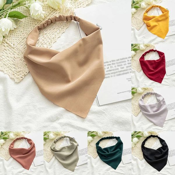 solid color headband vintage women triangle hair scarf elastic hairbands diy turban headwrap for girls hair accessories, Silver
solid color headband vintage women triangle hair scarf elastic hairbands diy turban headwrap for girls hair accessories, Silver