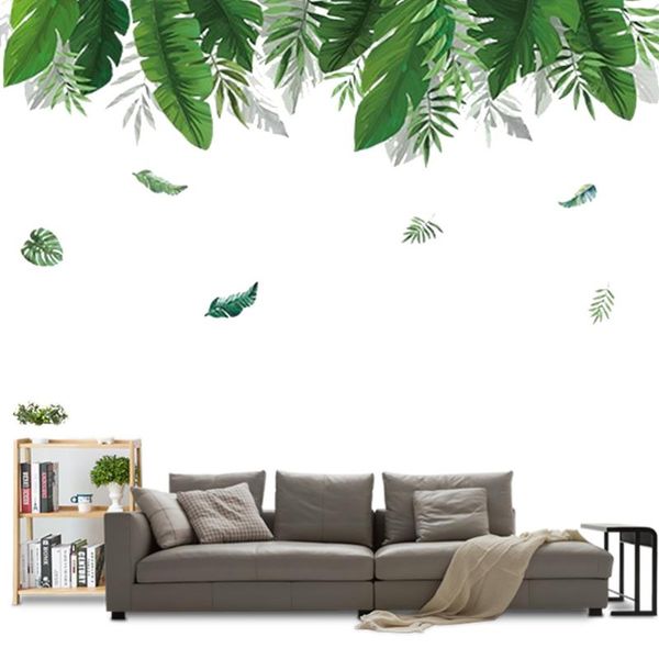 wall stickers nordic style green leaves sticker removable beautiful decal waterproof art bedroom living room mural - 60
wall stickers nordic style green leaves sticker removable beautiful decal waterproof art bedroom living room mural - 60