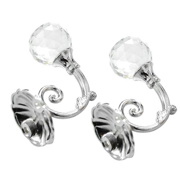 2pcs vintage high-grade zinc alloy artificial crystal wall tieback curtain hook towel hanger for cloth-hat hook(silver grey) racks
2pcs vintage high-grade zinc alloy artificial crystal wall tieback curtain hook towel hanger for cloth-hat hook(silver grey) racks