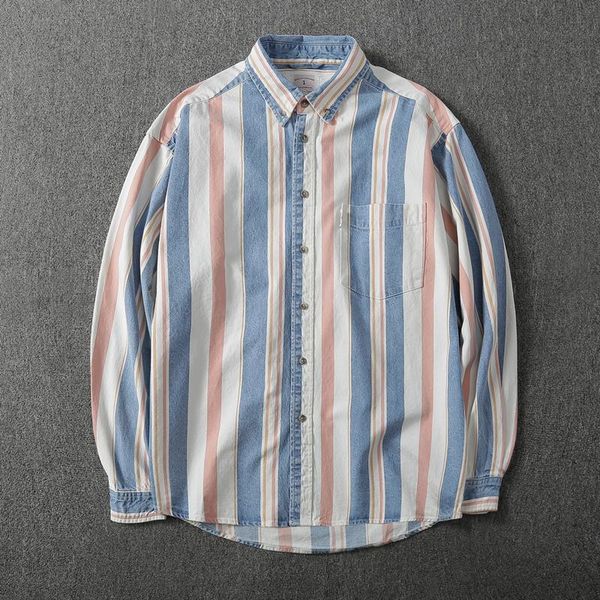 men's casual shirts 0511 spring autumn long-sleeved shirt contrast stripes cotton single breasted business male blouse heavy weight, White;black
men's casual shirts 0511 spring autumn long-sleeved shirt contrast stripes cotton single breasted business male blouse heavy weight, White;black