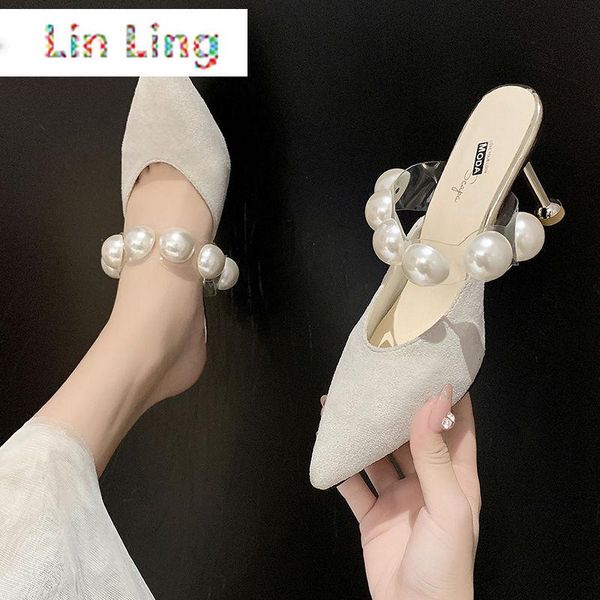 slippers summer wear 2021 toe cap semi slipper pointed stiletto heel high heels pumps, Black
slippers summer wear 2021 toe cap semi slipper pointed stiletto heel high heels pumps, Black