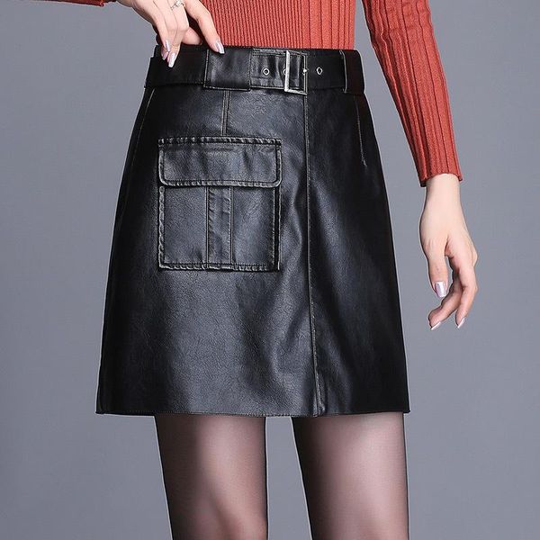 skirts women's skirt pu small leather high waist large size short a word pack hip female pocket girls bottoms 1932, Black
skirts women's skirt pu small leather high waist large size short a word pack hip female pocket girls bottoms 1932, Black