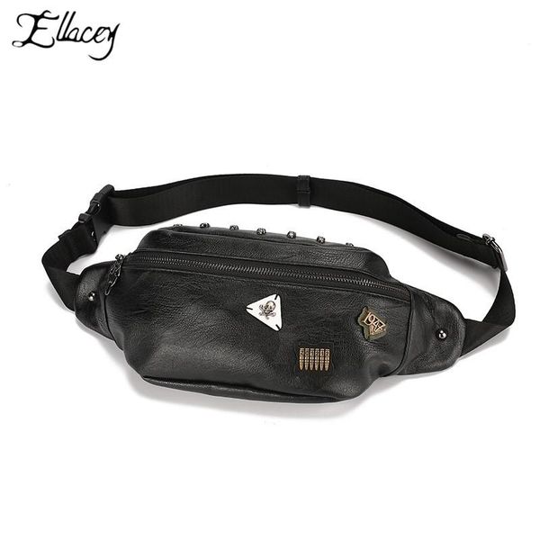 waist bags fashion cell phone bag skull badge men's outdoor cycling shoulder male chest moto biker pu leather fanny pack
waist bags fashion cell phone bag skull badge men's outdoor cycling shoulder male chest moto biker pu leather fanny pack