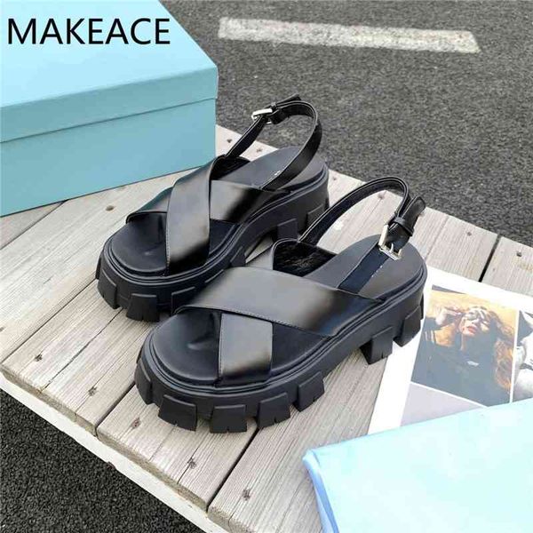 75% off factory outlet sale real lether summer platform women black white cross strap thick sole sandals woman brand shoes runway femmes san
75% off factory outlet sale real lether summer platform women black white cross strap thick sole sandals woman brand shoes runway femmes san