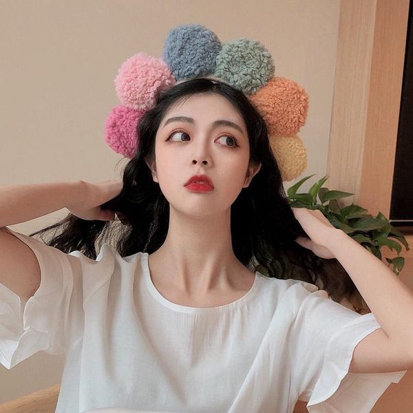 sweet girls beautiful hairband headpieces plush ball big hair head hoop accessories tiara for children, Slivery;white
sweet girls beautiful hairband headpieces plush ball big hair head hoop accessories tiara for children, Slivery;white