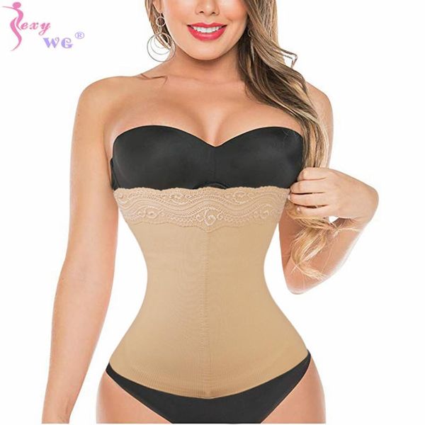 women's compression waist belt seamless shapewear cincher slimming girdle trainer corset workout body shaper tummy maternity intimates, White
women's compression waist belt seamless shapewear cincher slimming girdle trainer corset workout body shaper tummy maternity intimates, White