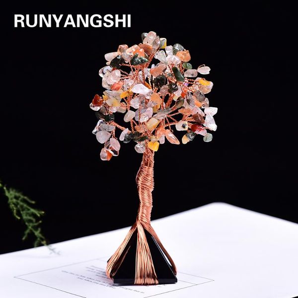 decorative objects & figurines 1pc obsidian pyramid healing crystal tree handmade copper wire wrapped tumbled gemstone feng shui ornaments h
decorative objects & figurines 1pc obsidian pyramid healing crystal tree handmade copper wire wrapped tumbled gemstone feng shui ornaments h