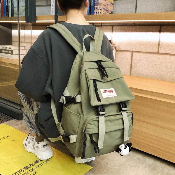 female multi-pocket travel backpack women large-capacity school bags for teens college woman korean tide
female multi-pocket travel backpack women large-capacity school bags for teens college woman korean tide