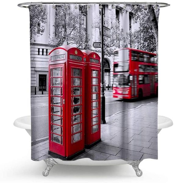 waterproof mildew-resistant bath shower curtain london landmark building telephone booth polyester bathroom curtains
waterproof mildew-resistant bath shower curtain london landmark building telephone booth polyester bathroom curtains