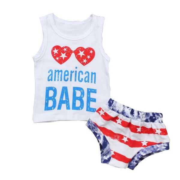 clothing sets 6m-3t summer 2021 toddler kids baby girls clothes letter independence day t shirt shorts outfits set baby's, White
clothing sets 6m-3t summer 2021 toddler kids baby girls clothes letter independence day t shirt shorts outfits set baby's, White