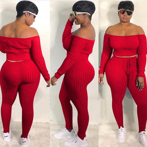 women's two piece pants hirigin plus size set jumpsuit off shoulder crop lace up tracksuit fall fashion streetwear matching, White
women's two piece pants hirigin plus size set jumpsuit off shoulder crop lace up tracksuit fall fashion streetwear matching, White