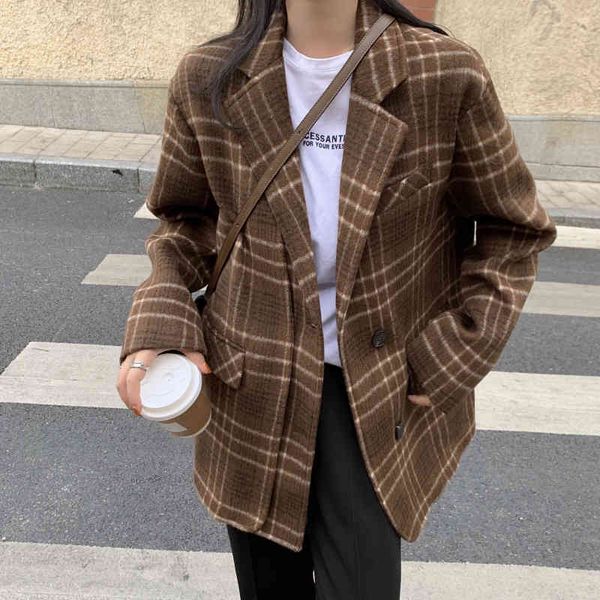 arrival plaid women high streetwear large size brief geometric stylish blazers woolen slim coats chic female jackets 210421, White;black
arrival plaid women high streetwear large size brief geometric stylish blazers woolen slim coats chic female jackets 210421, White;black
