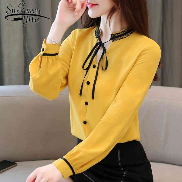 blusas mujer de moda long sleeve ol chiffon blouse women shirts bow solid stand ladies blusa feminina plus size 5572 50 210417, White
blusas mujer de moda long sleeve ol chiffon blouse women shirts bow solid stand ladies blusa feminina plus size 5572 50 210417, White