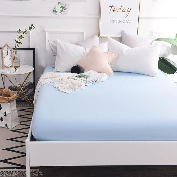 sheets & sets single double sky blue cotton fitted sheet mattress cover four corners with elastic bed twin full queen king lining
sheets & sets single double sky blue cotton fitted sheet mattress cover four corners with elastic bed twin full queen king lining