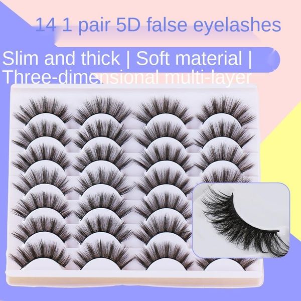 false eyelashes 5d slim black stem hand sharpened fourteen pairs of naked makeup luxury bulk
false eyelashes 5d slim black stem hand sharpened fourteen pairs of naked makeup luxury bulk