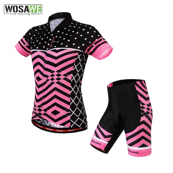 racing sets wosawe women's cycling jersey breathable ropa ciclismo bike clothing clothes maillot short sleeve bicycle set, Black;blue
racing sets wosawe women's cycling jersey breathable ropa ciclismo bike clothing clothes maillot short sleeve bicycle set, Black;blue