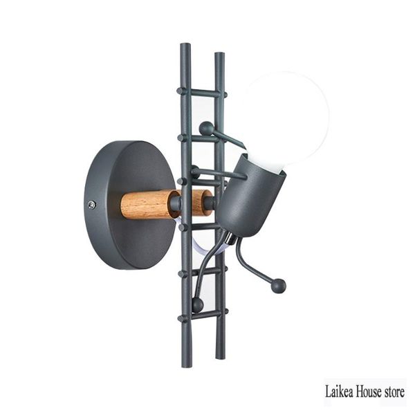 wall lamp american retro led industrial wind wrought iron villain creative climbing stairs children's room bedroom
wall lamp american retro led industrial wind wrought iron villain creative climbing stairs children's room bedroom