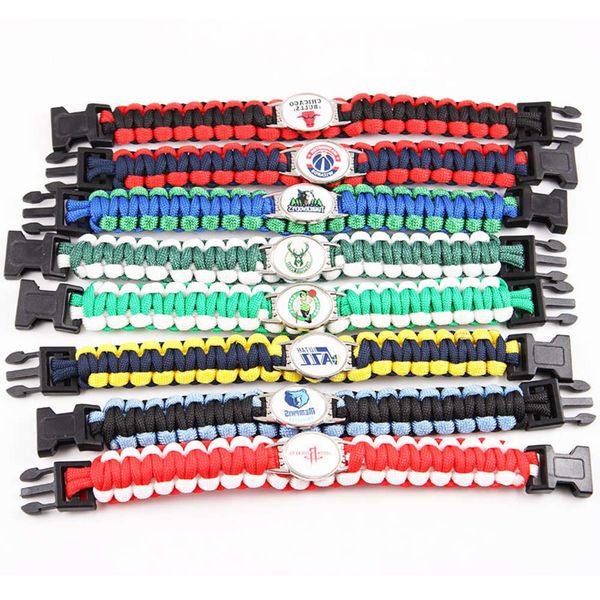 hand catenary selling nba basketball umbrella rope bracelet field rescue bracelet laker warriors heat, Black
hand catenary selling nba basketball umbrella rope bracelet field rescue bracelet laker warriors heat, Black