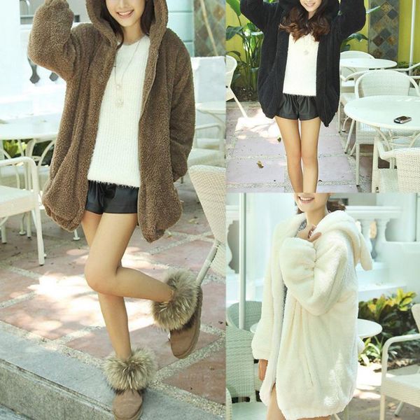 women's hoodies & sweatshirts furry hoodie bear ears and tail soft sweatshirt fluffy poleron mujer 2021 plain oversized plush women thi, Black
women's hoodies & sweatshirts furry hoodie bear ears and tail soft sweatshirt fluffy poleron mujer 2021 plain oversized plush women thi, Black