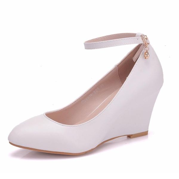 dress shoes ladies high women wedges heels women's fashion round toe woman buckle ankle strap pumps female 2021 casual plus size 41, Black
dress shoes ladies high women wedges heels women's fashion round toe woman buckle ankle strap pumps female 2021 casual plus size 41, Black