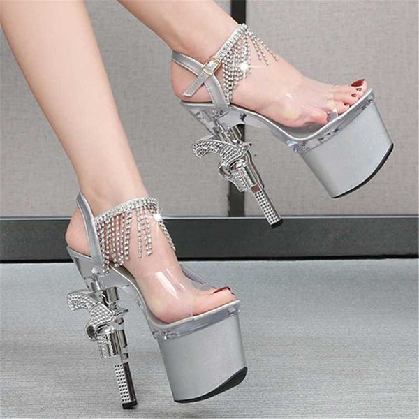 sandals wedding dress 2021 bride shoe lady personality platform super high heels transparent stripper footwear, Black
sandals wedding dress 2021 bride shoe lady personality platform super high heels transparent stripper footwear, Black