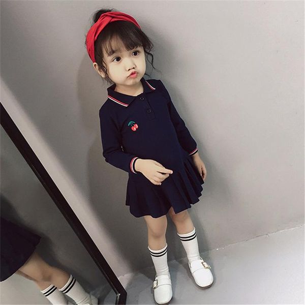 mihkalev fashion 2021 baby girl autumn dress turn down collar kids clothes cherry princess children long sleeve girl's dresses, Red;yellow
mihkalev fashion 2021 baby girl autumn dress turn down collar kids clothes cherry princess children long sleeve girl's dresses, Red;yellow