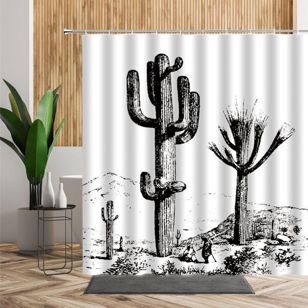 shower curtains black white cactus curtain tropical desert plant landscape bathroom decoration polyester fabric bath with hooks
shower curtains black white cactus curtain tropical desert plant landscape bathroom decoration polyester fabric bath with hooks