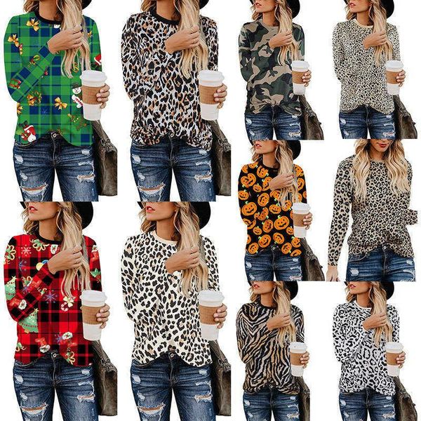 women's hoodies & sweatshirts print round leopard ladies womens neck long sleeve t-shirt size s-2xl, Black
women's hoodies & sweatshirts print round leopard ladies womens neck long sleeve t-shirt size s-2xl, Black
