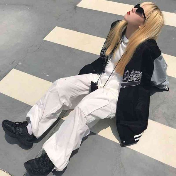 women's pants & capris gothic harajuku white cargo women goth streetwear jogging wide leg black trousers techwear grunge style ove, Black;white
women's pants & capris gothic harajuku white cargo women goth streetwear jogging wide leg black trousers techwear grunge style ove, Black;white